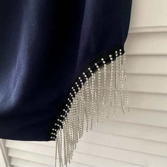 Embellished chain fringe dress - Picture 2 of 3